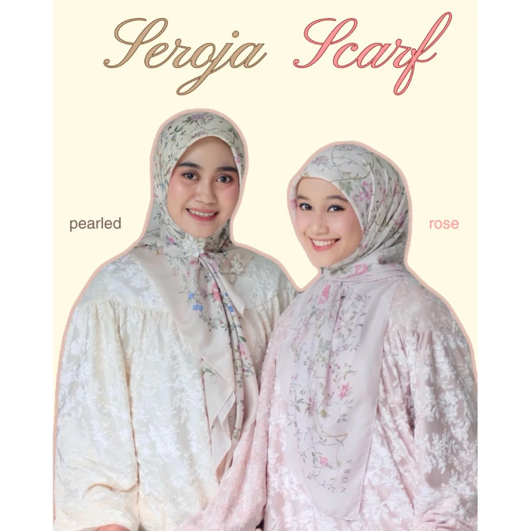 NORA - Seroja Scarf - Seroja Raya Collection