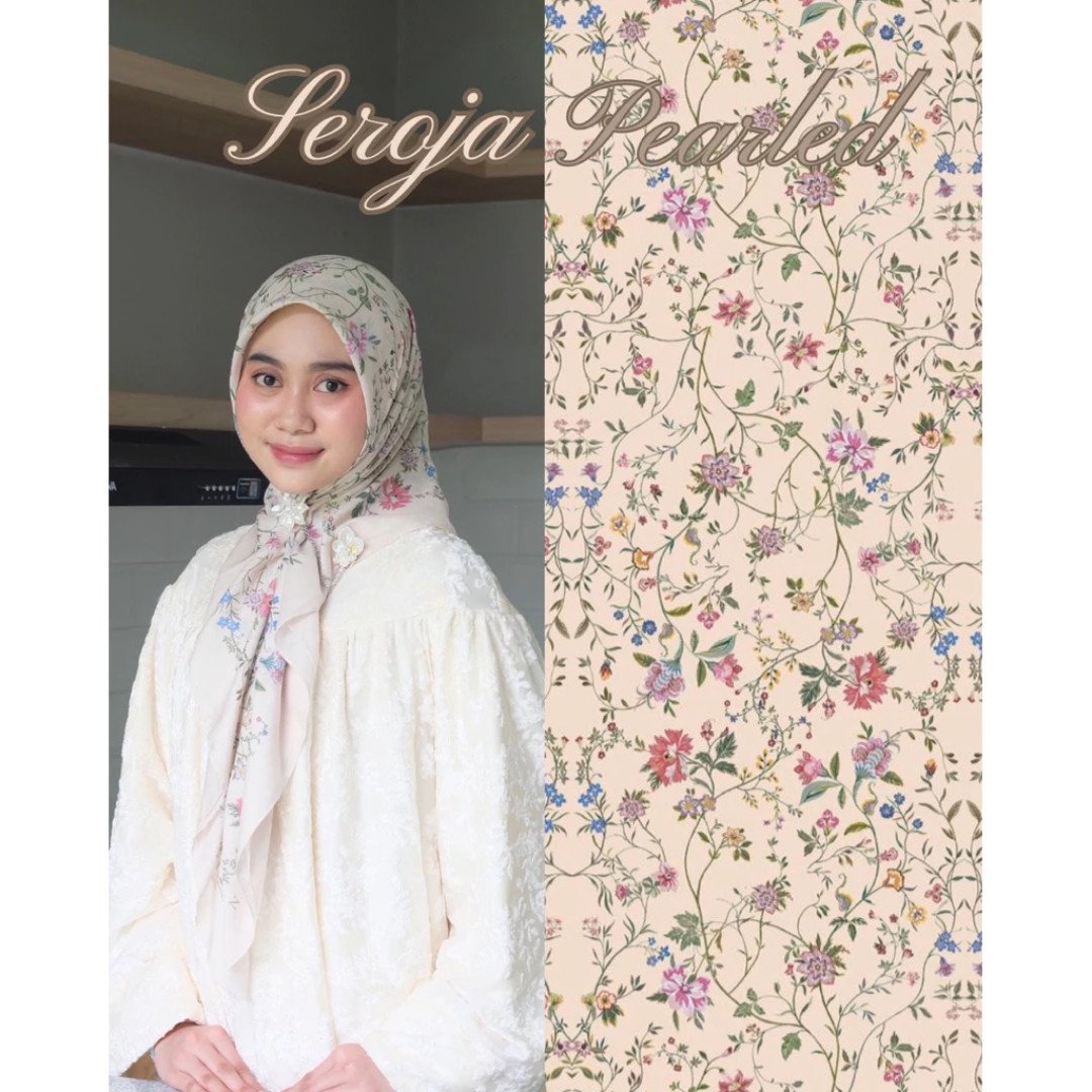 NORA - Seroja Scarf - Seroja Raya Collection