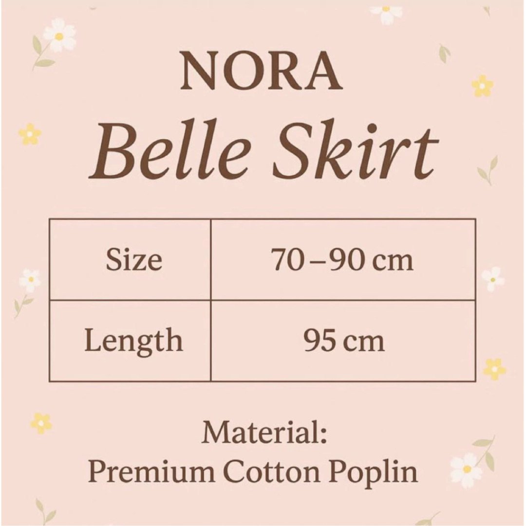 Nora - Belle Series Skirt Katun Poplin Feminin